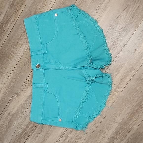 Billabong Laneway Jean Shorts, Size 26, Dark Turquoise - Picture 6 of 6